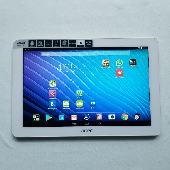 Acer Iconia Tab 10 Tablet Aluminum Body white NIB - Picture 12 of 16